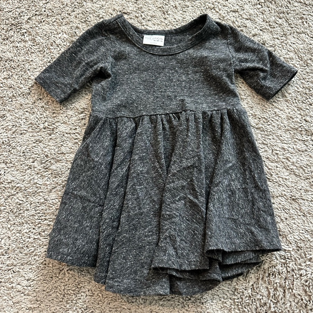 Millie and Roo grey twirl dress